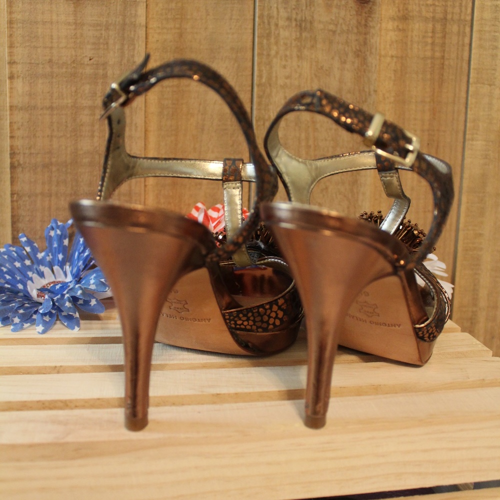 Antonio Melani Jazzy Night Out Deco Heels 6M - Picture 4 of 6
